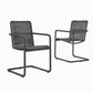 Abacus Outdoor Patio Wicker Dining Chairs Set of 2 by Modway FredCo