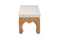 Abena Ming Style Natural Rattan Bench FredCo