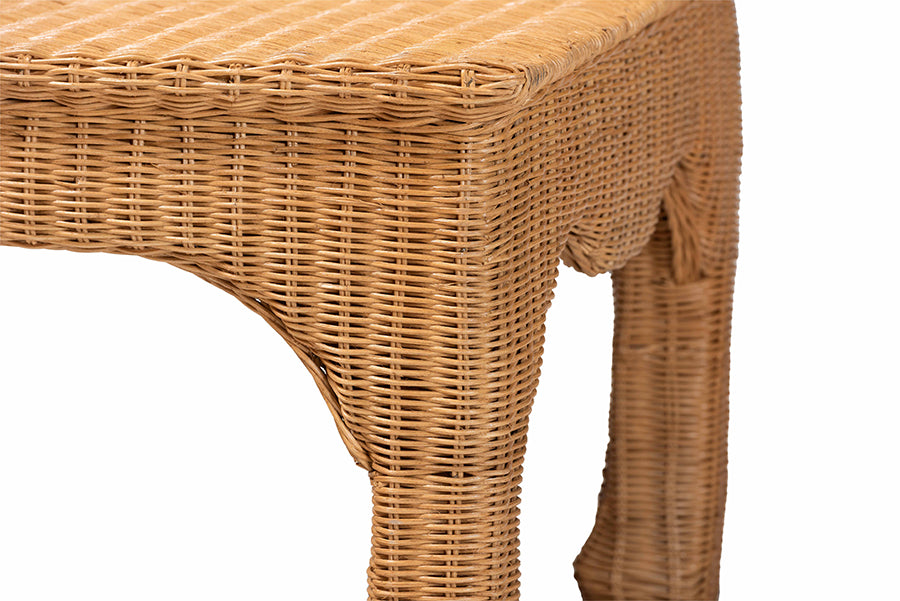 Abena Ming Style Natural Rattan Coffee Table FredCo