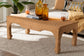 Abena Ming Style Natural Rattan Coffee Table FredCo