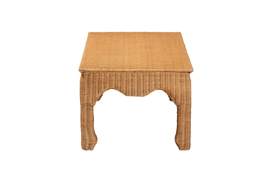 Abena Ming Style Natural Rattan Coffee Table FredCo