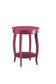 Aberta Purple color Accent Table with 1 Layer of Storage FredCo