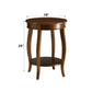 Aberta Walnut Finish Accent Table FredCo