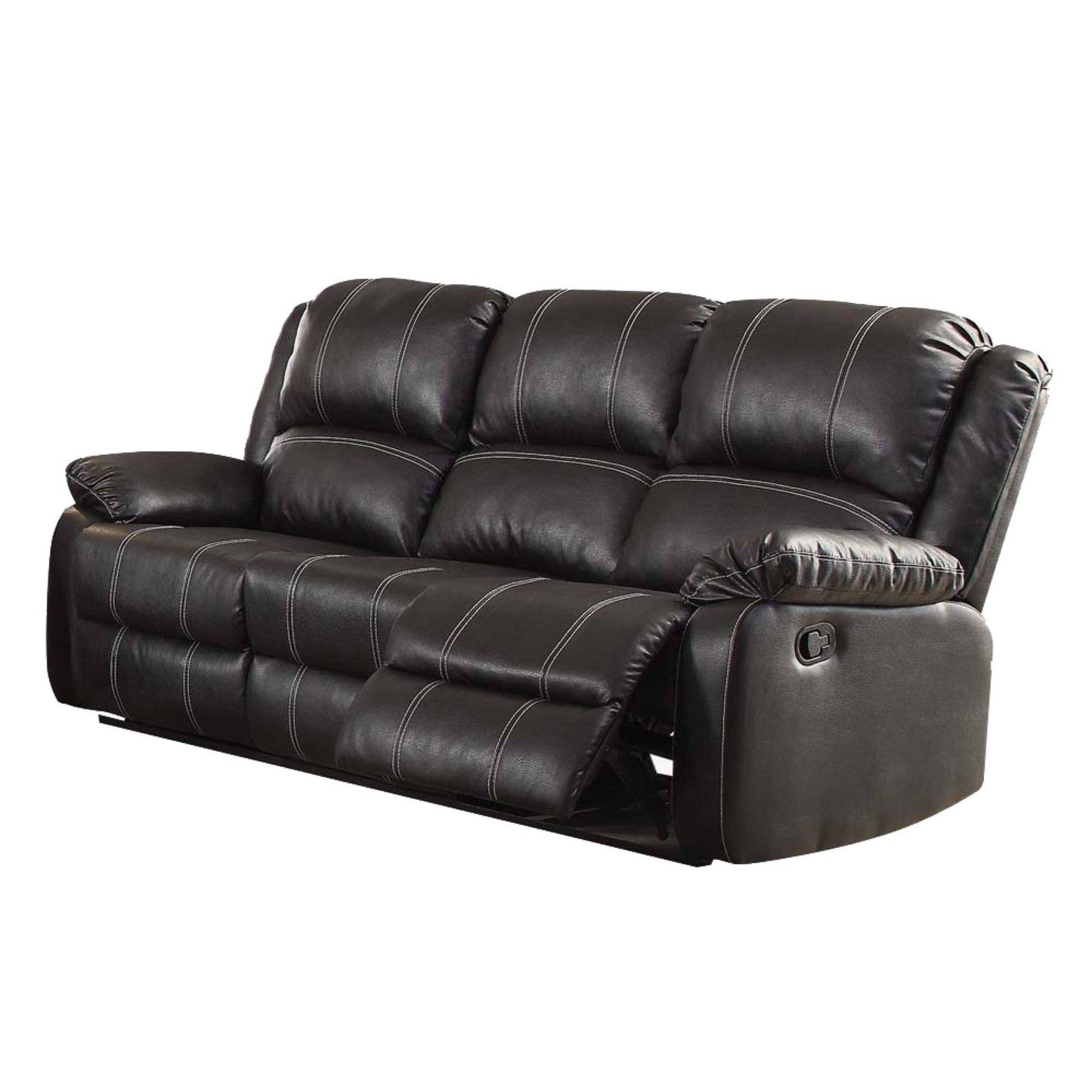 ACME Zuriel Sofa (Motion), Black PU FredCo