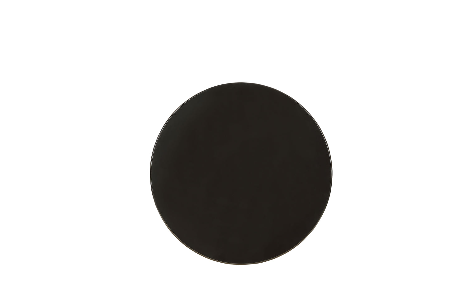Acton Black Finish Accent Table FredCo