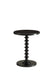 Acton Black Finish Accent Table FredCo