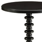 Acton Black Finish Accent Table FredCo