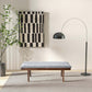 Troni Light Grey Boucle Bench FredCo
