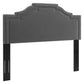 Adelaide Performance Velvet Queen Platform Bed, MOD-6581 FredCo