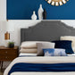 Adelaide Performance Velvet Queen Platform Bed, MOD-6581 FredCo