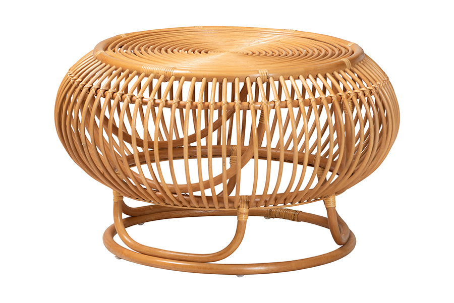Adeola Natural Rattan Coffee Table FredCo