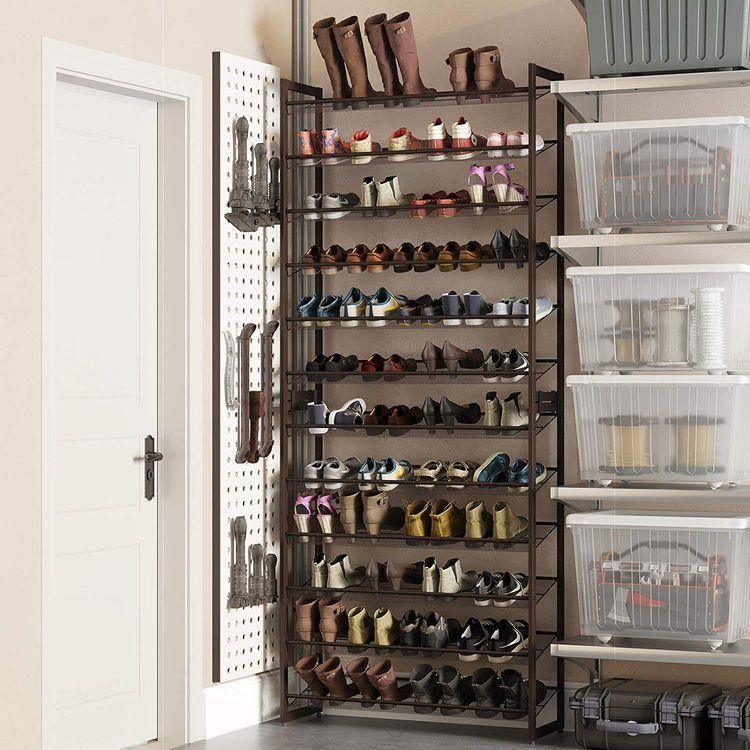 Adjustable 12-Tier Shoe Rack FredCo