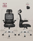Adjustable Headrest Mesh Computer Chair FredCo