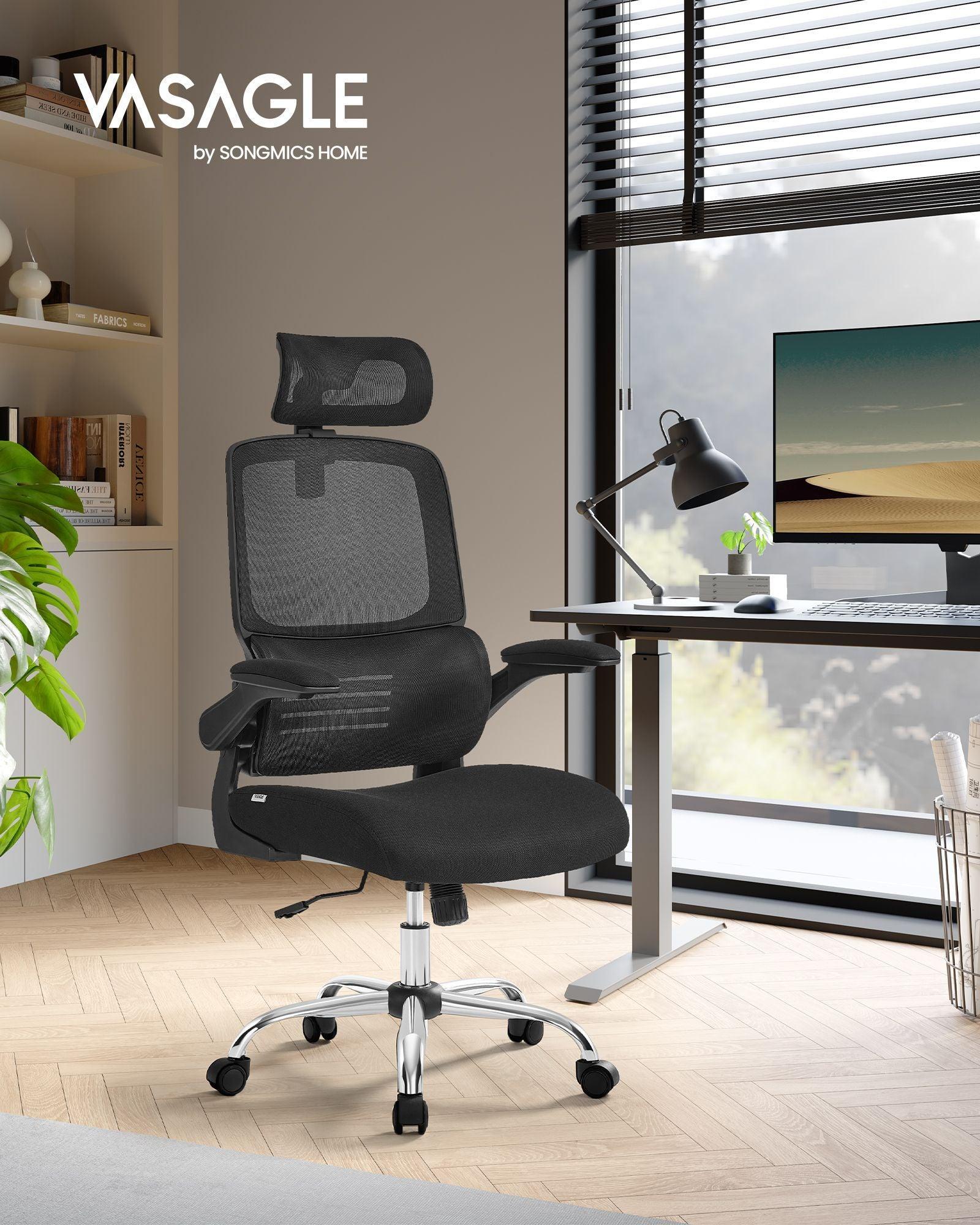 Adjustable Headrest Mesh Computer Chair FredCo