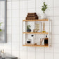 Adjustable Layer Bathroom Shelf FredCo