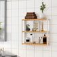Adjustable Layer Bathroom Shelf FredCo