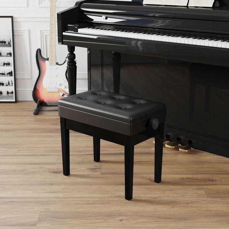 Adjustable Padded Piano Bench FredCo