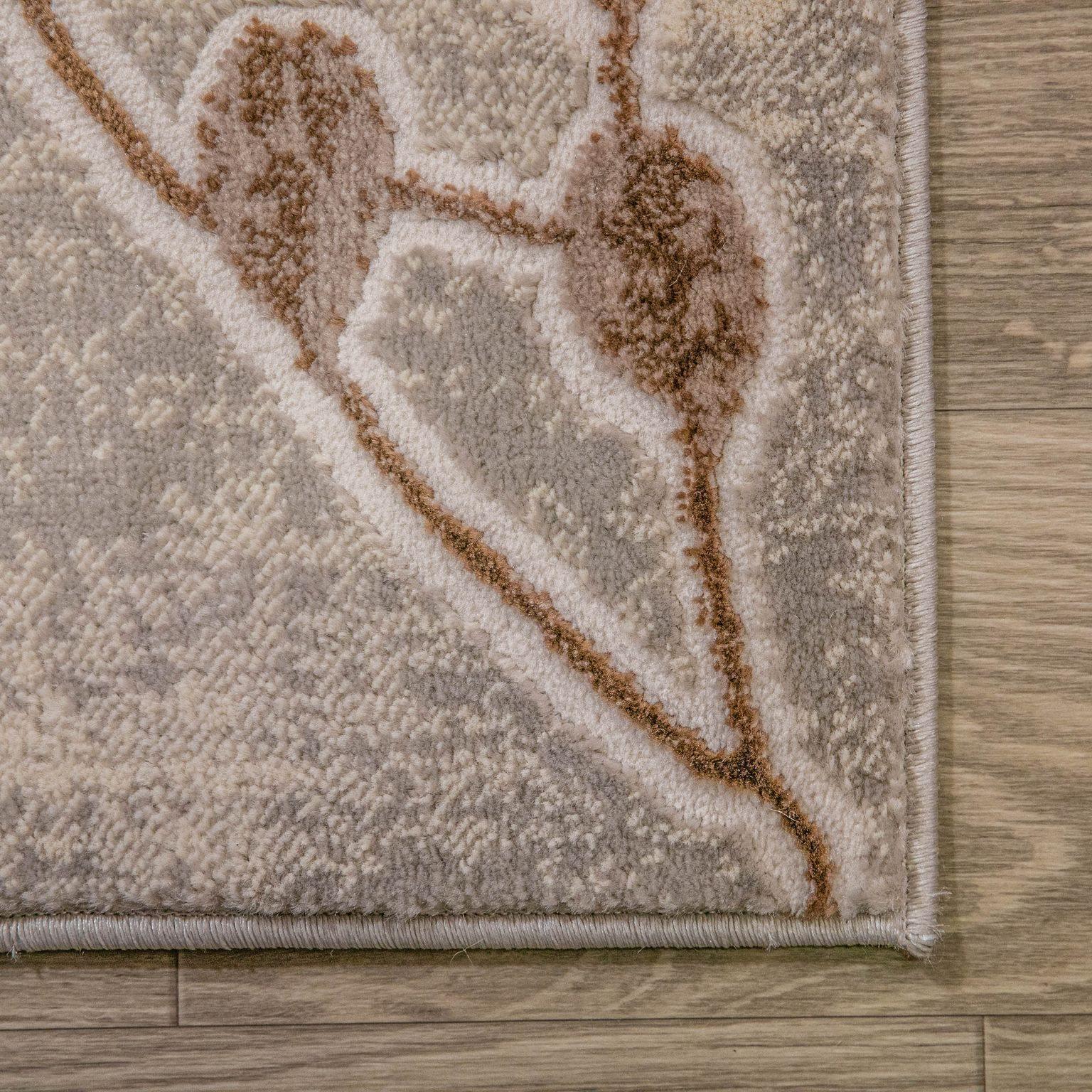 Adsila Modern Floral Iridescent Rug FredCo