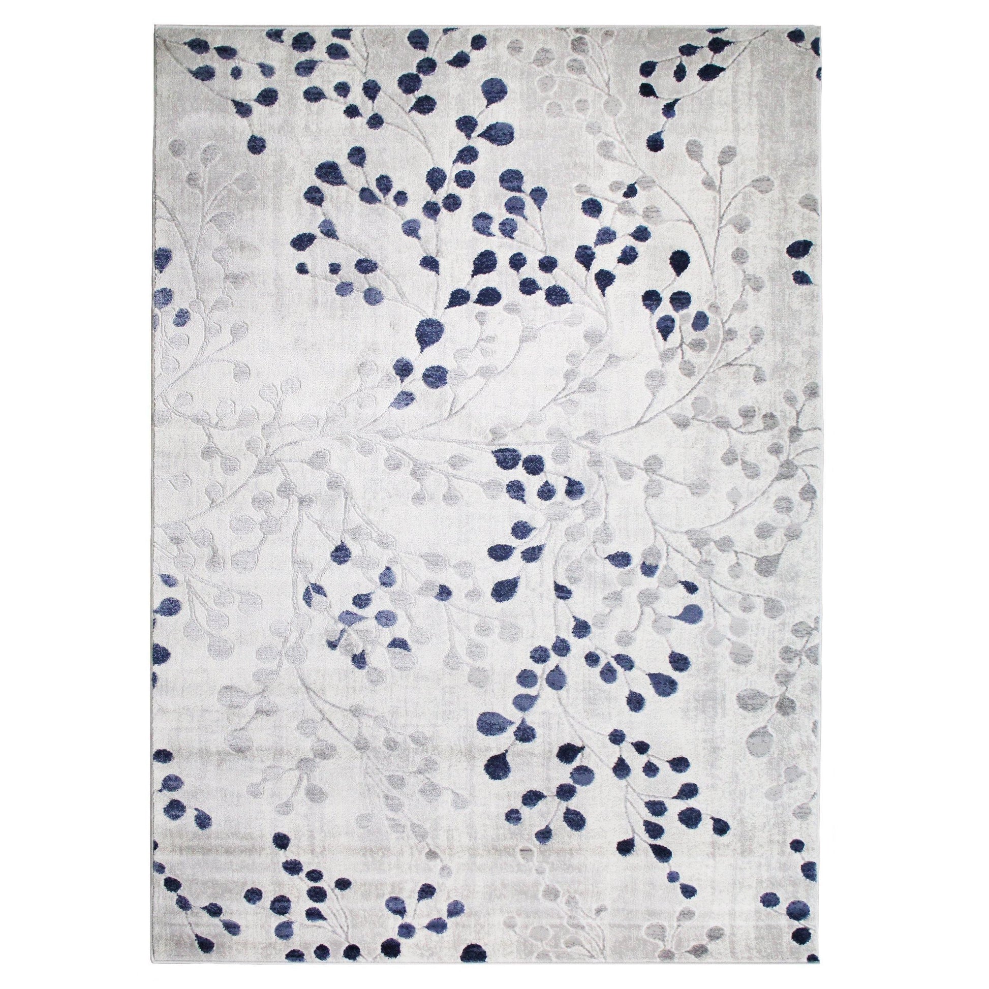 Adsila Modern Floral Iridescent Rug FredCo