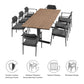 Aeris 9-Piece Outdoor Patio Aluminum Dining Set by Modway FredCo