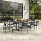 Aeris 9-Piece Outdoor Patio Aluminum Dining Set by Modway FredCo