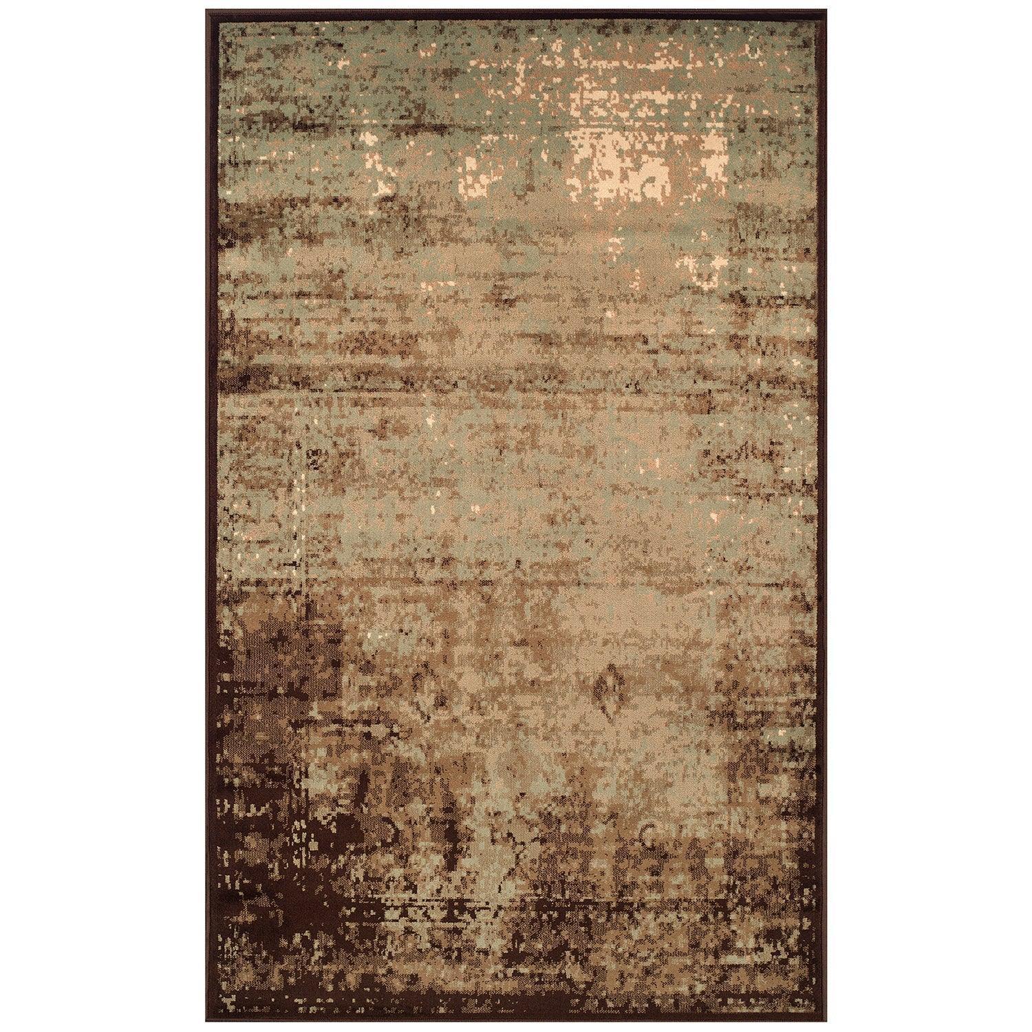 Afton Acid Wash Pattern modern Casual Rug FredCo