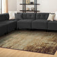 Afton Acid Wash Pattern modern Casual Rug FredCo