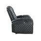 Alair Dark Gray Leather Aire Power Motion Recliner W/Bluetooth, Wireless Charger & Cupholder FredCo