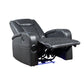 Alair Dark Gray Leather Aire Power Motion Recliner W/Bluetooth, Wireless Charger & Cupholder FredCo