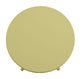 Alger Light Yellow Finish Accent Table FredCo