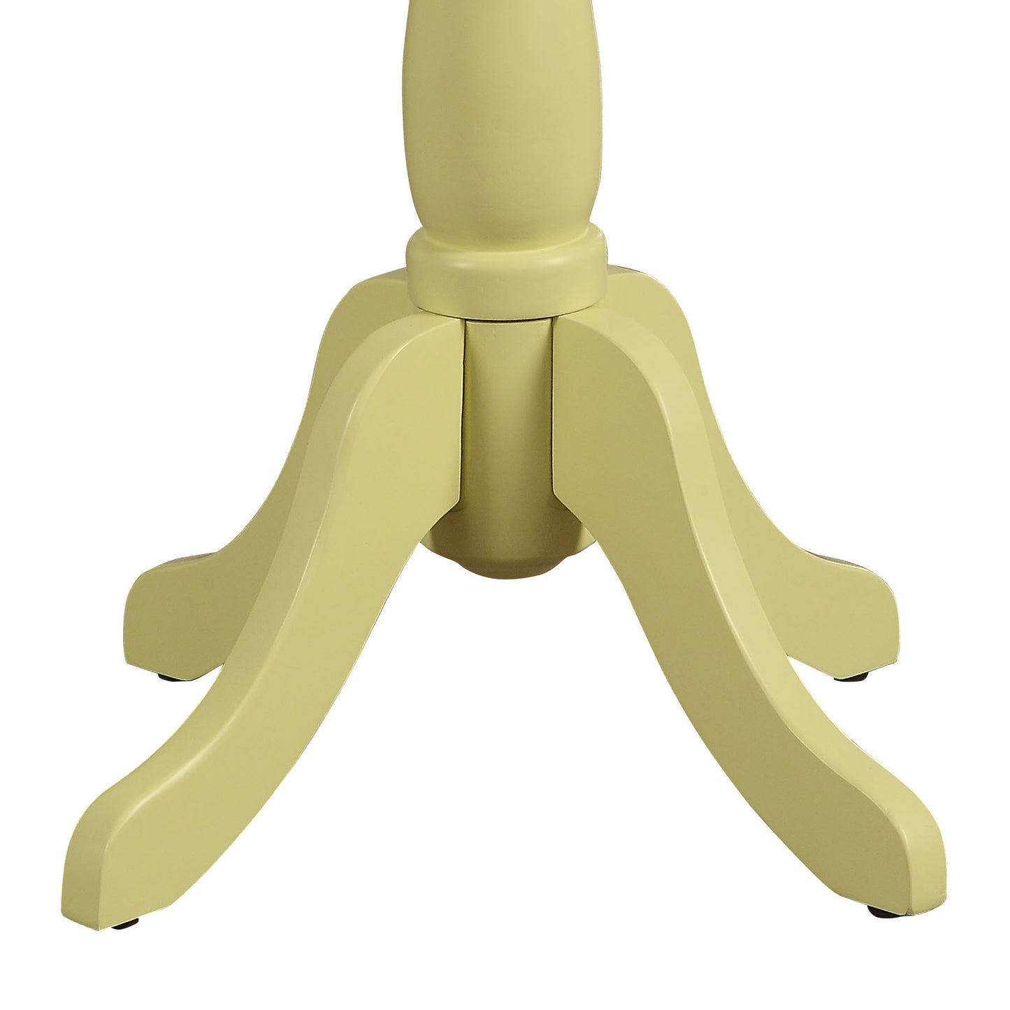 Alger Light Yellow Finish Accent Table FredCo