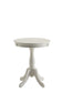 Alger White Finish Accent Table FredCo