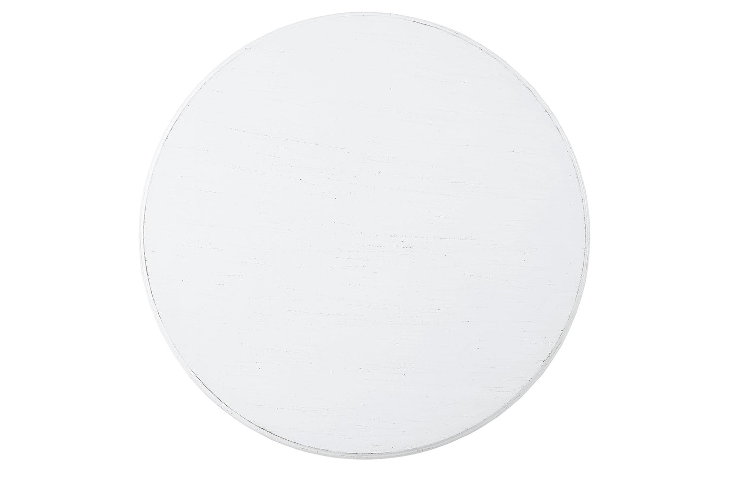 Alger White Finish Accent Table FredCo