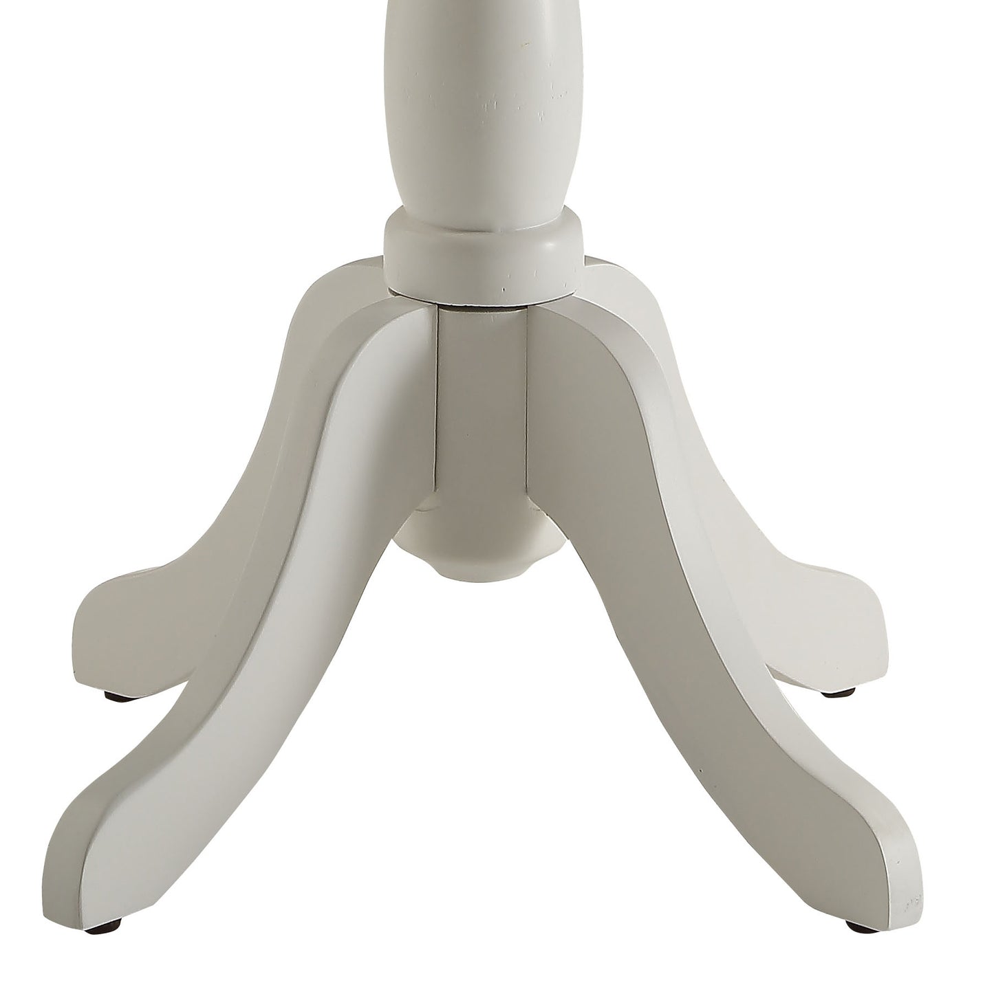 Alger White Finish Accent Table FredCo