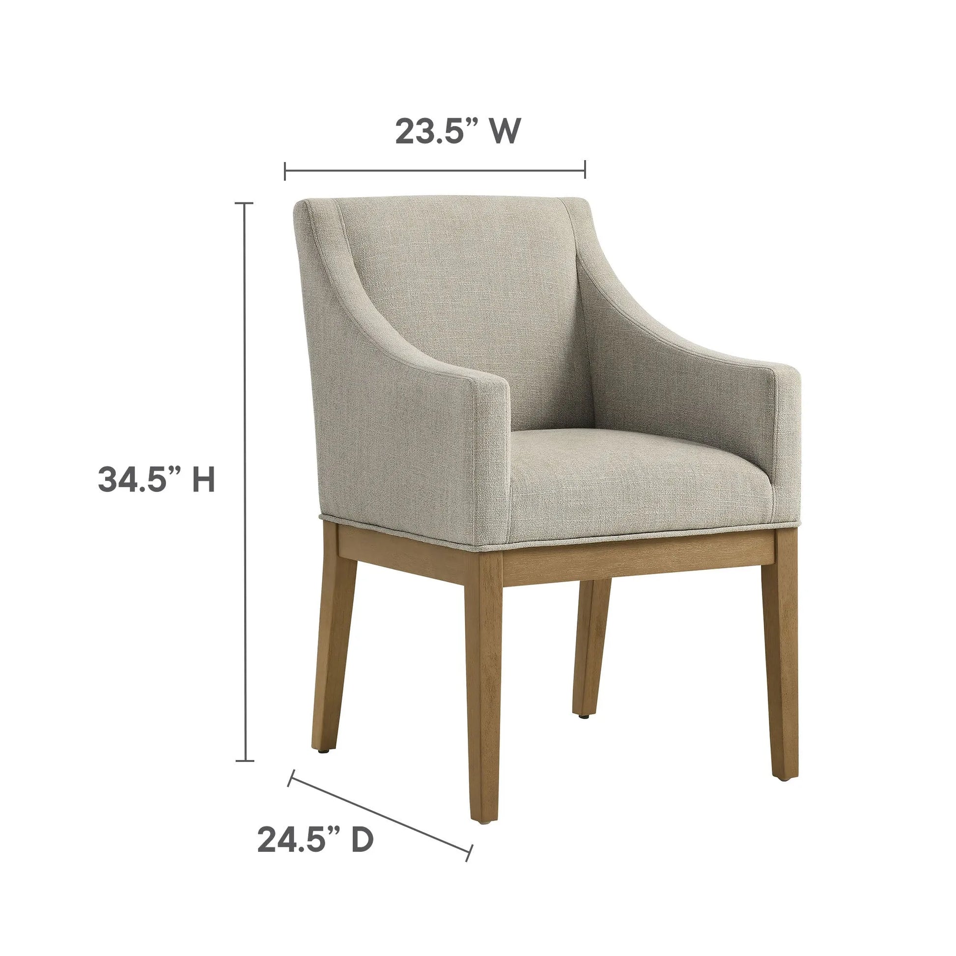 Alton Fabric Upholstered Dining Armchair by Modway EEI-7058 FredCo