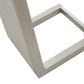 Modern brushed metal furniture leg with clean lines, FredCo International