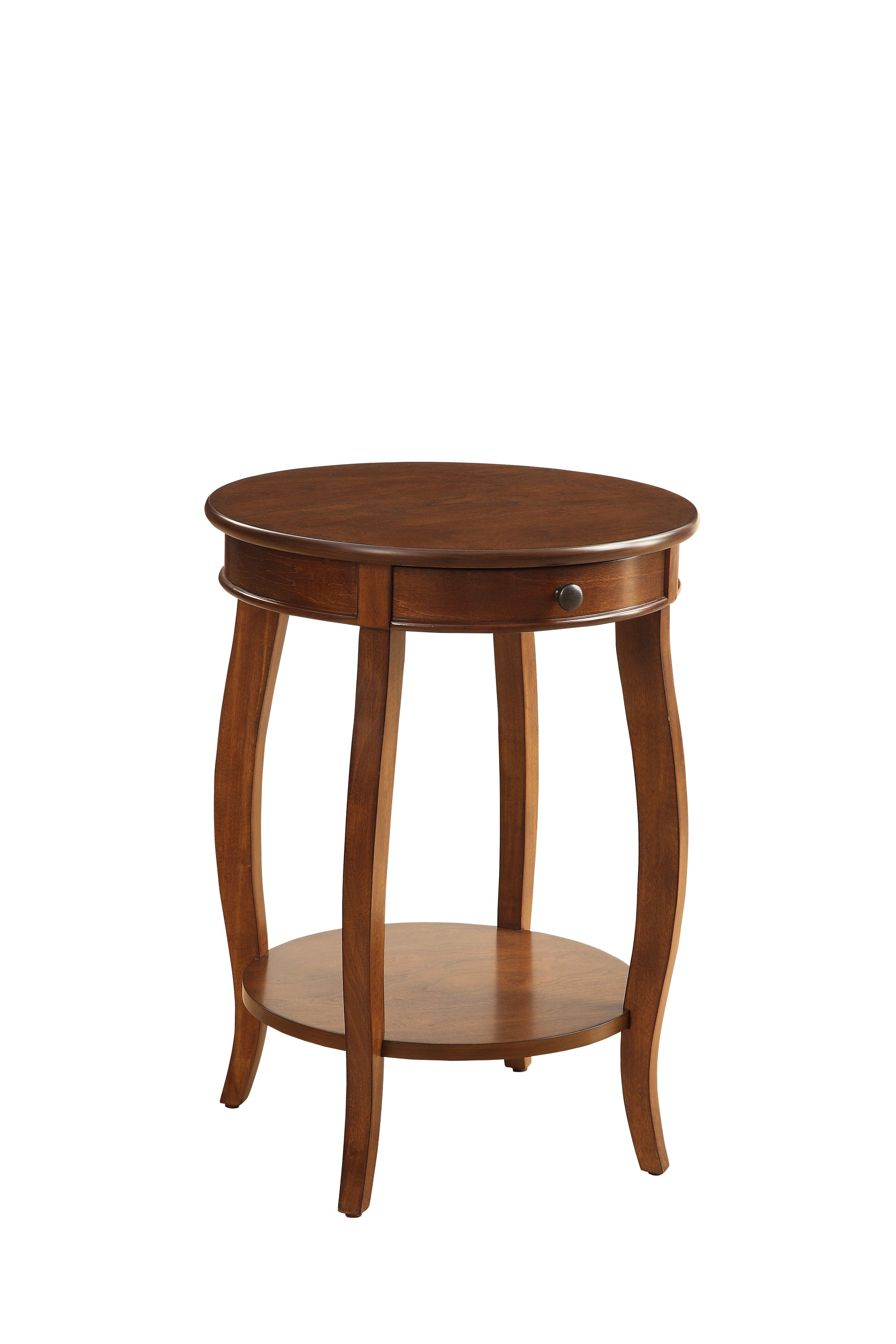 Alysa Walnut Finish Accent Table FredCo