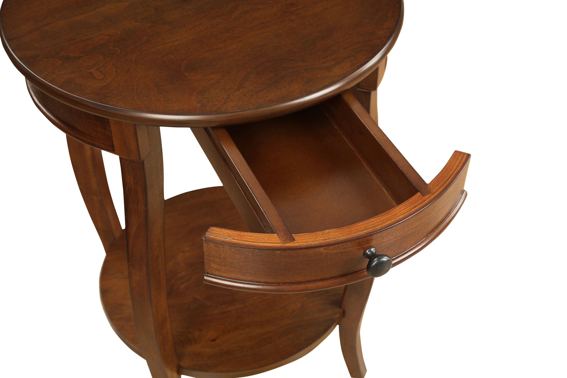 Alysa Walnut Finish Accent Table FredCo