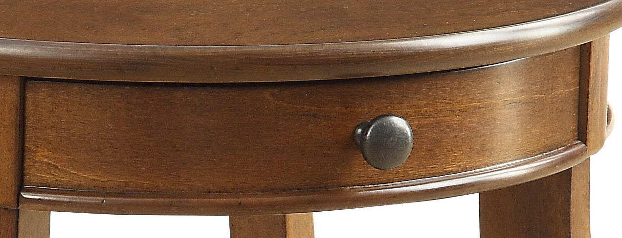 Alysa Walnut Finish Accent Table FredCo