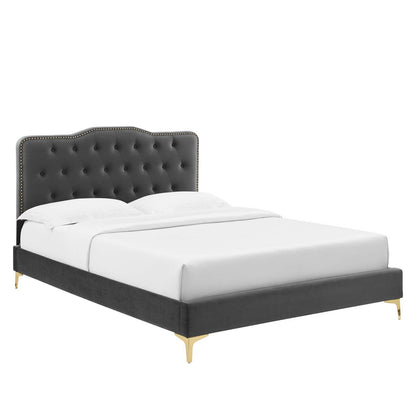 Amber King Platform Bed, MOD-6784 FredCo