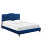 Amber Performance Velvet Twin Platform Bed, MOD-6779 FredCo