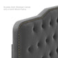 Amber Performance Velvet Twin Platform Bed, MOD-6779 FredCo