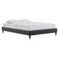 Amber Performance Velvet Twin Platform Bed, MOD-6779 FredCo