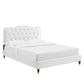 Amber Performance Velvet Twin Platform Bed, MOD-6779 FredCo