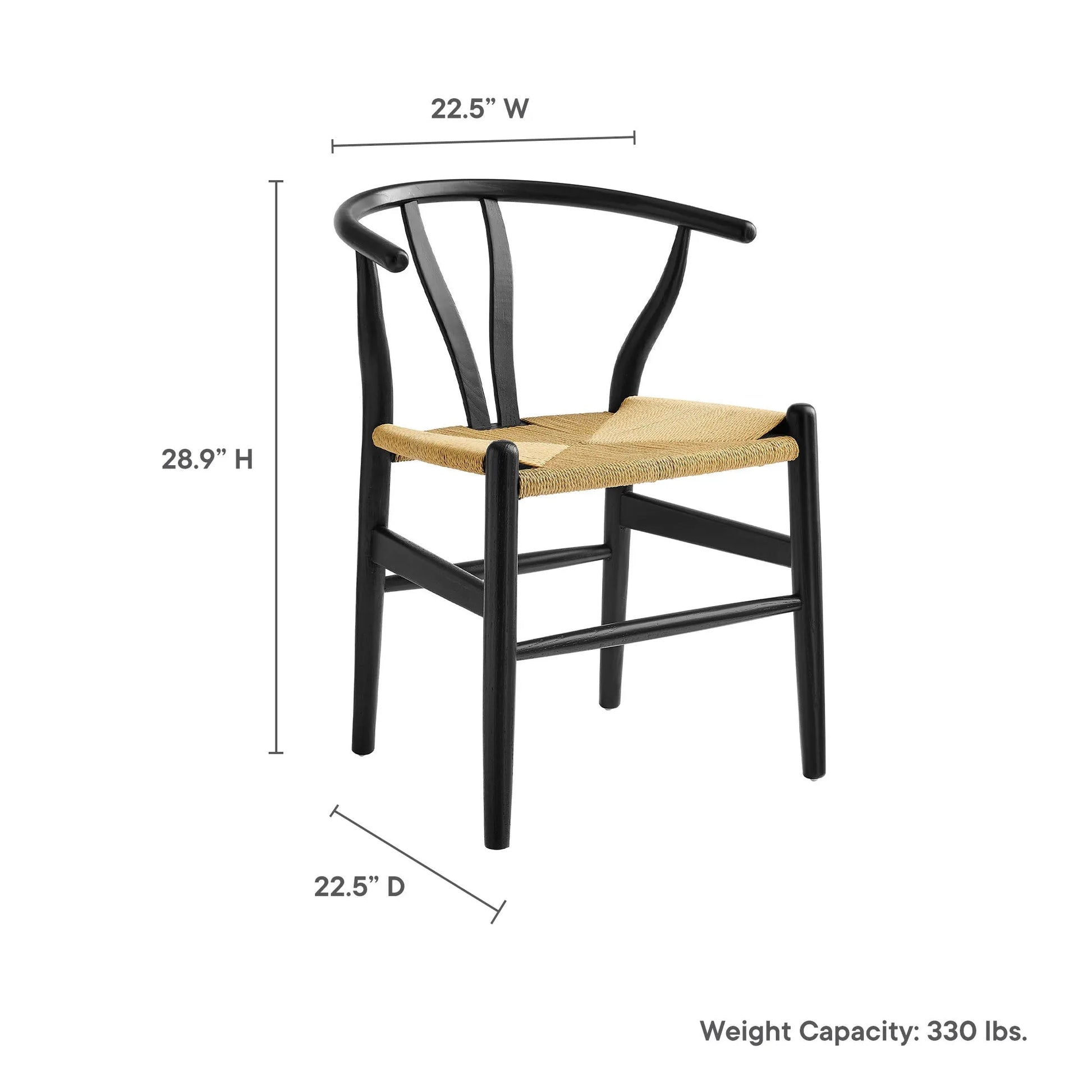 Amish 29" Wood Dining Chair by Modway EEI-7200 FredCo