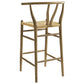 Amish Wood Bar Stool by Modway EEI-7210 FredCo