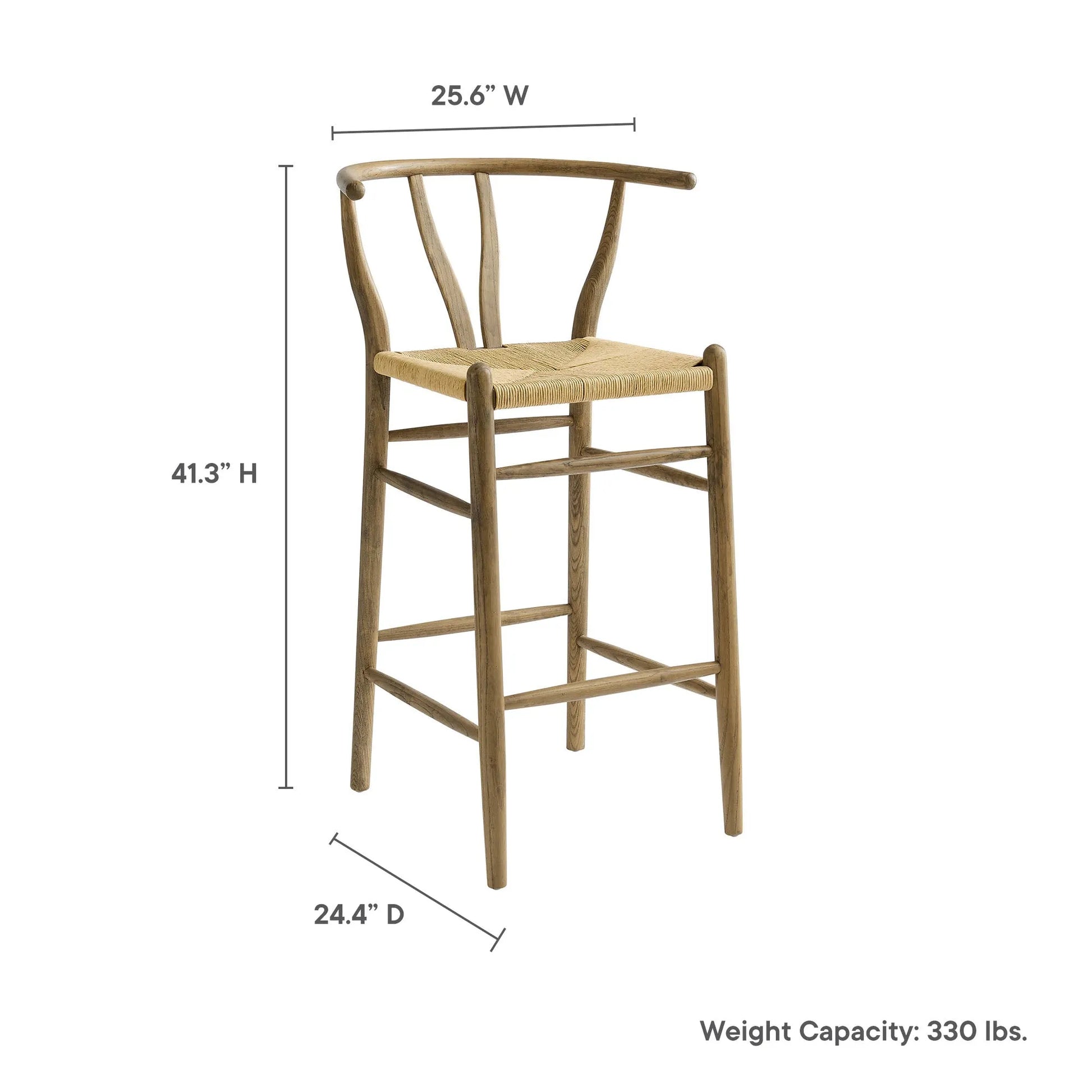 Amish Wood Bar Stool by Modway EEI-7210 FredCo