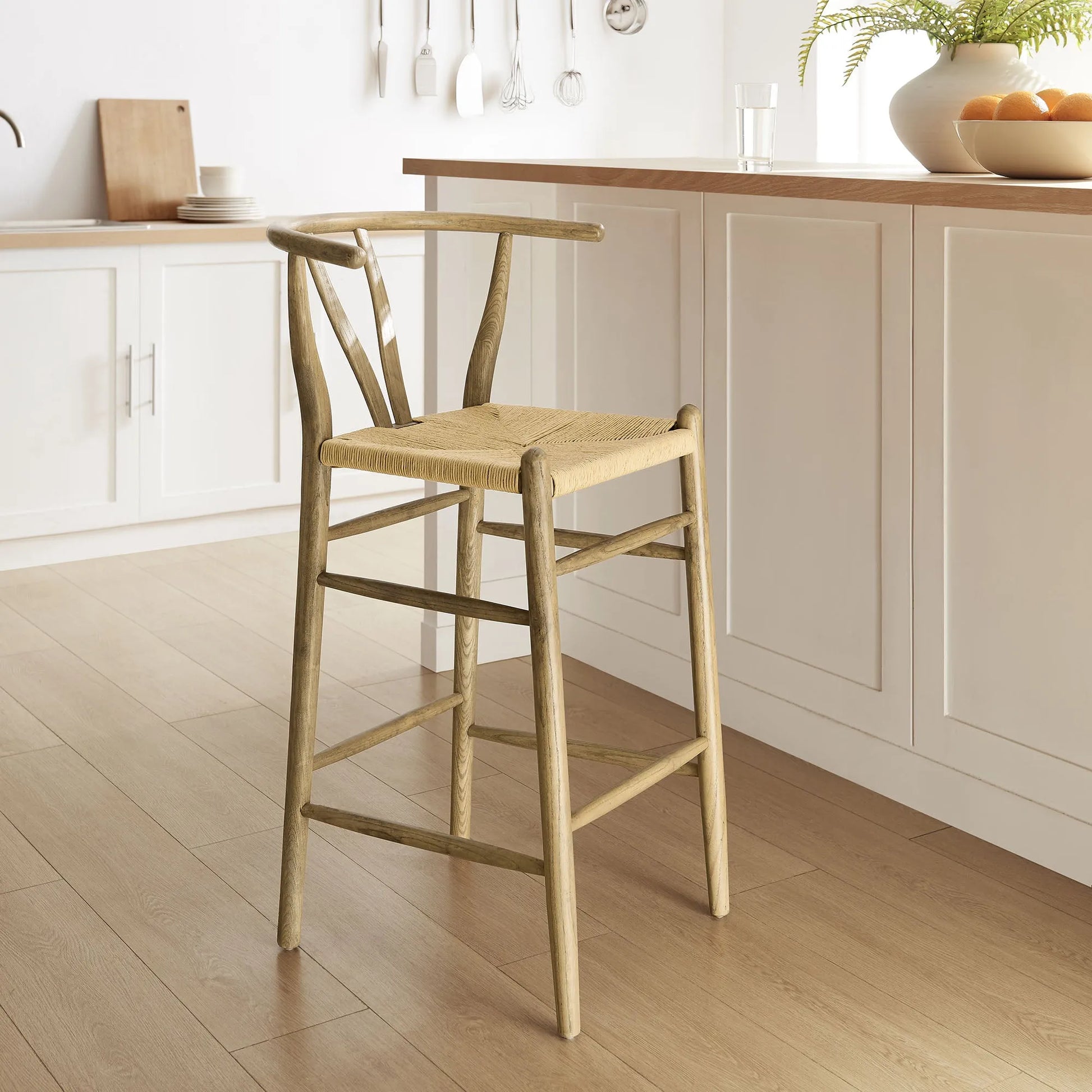 Amish Wood Bar Stool by Modway EEI-7210 FredCo