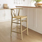 Amish Wood Bar Stool by Modway EEI-7210 FredCo