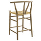 Amish Wood Counter Stool by Modway EEI-7206 FredCo